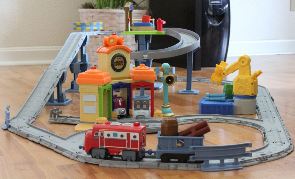 chuggington train set plastic