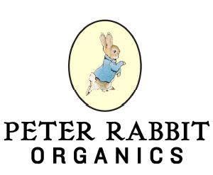 peter rabbit organics logo