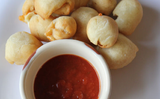 fried pizza bites