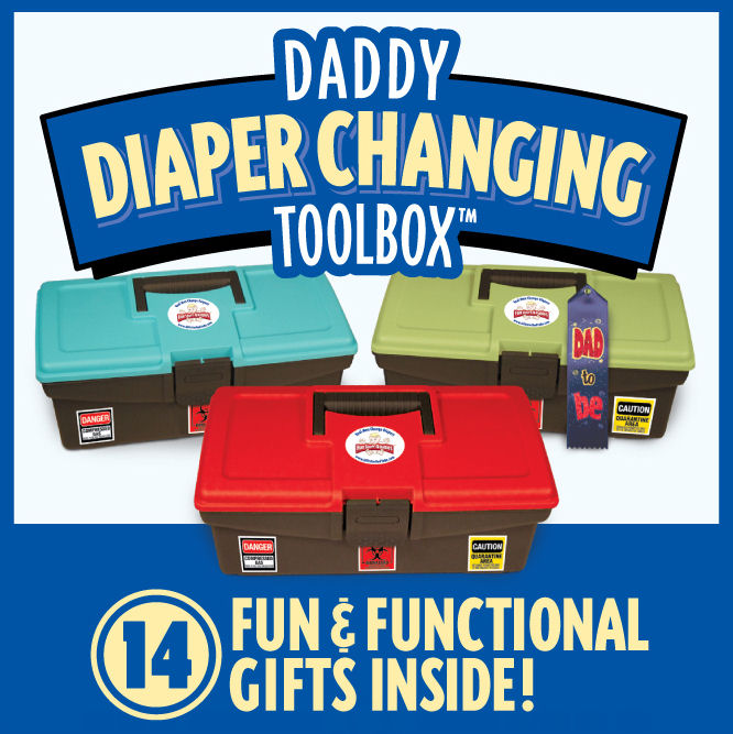 daddy diaper changing toolbox