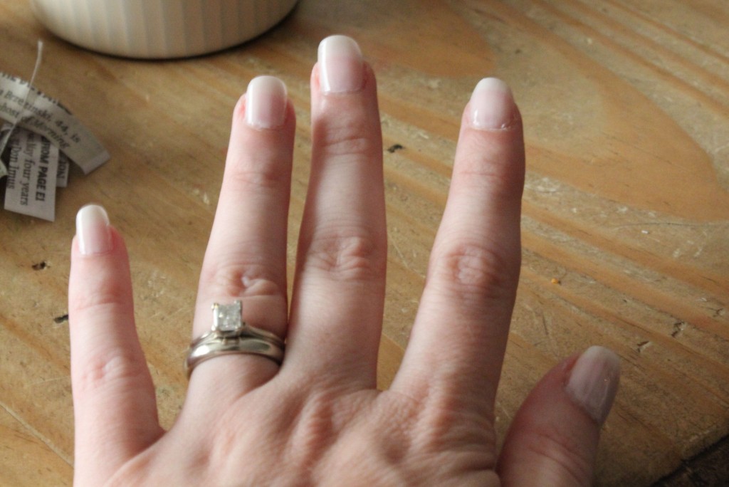 newsprint manicure at home