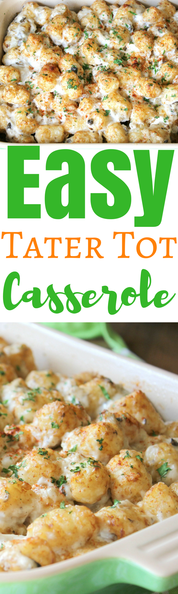 Easy Tater Tot Casserole | Simply Being Mommy