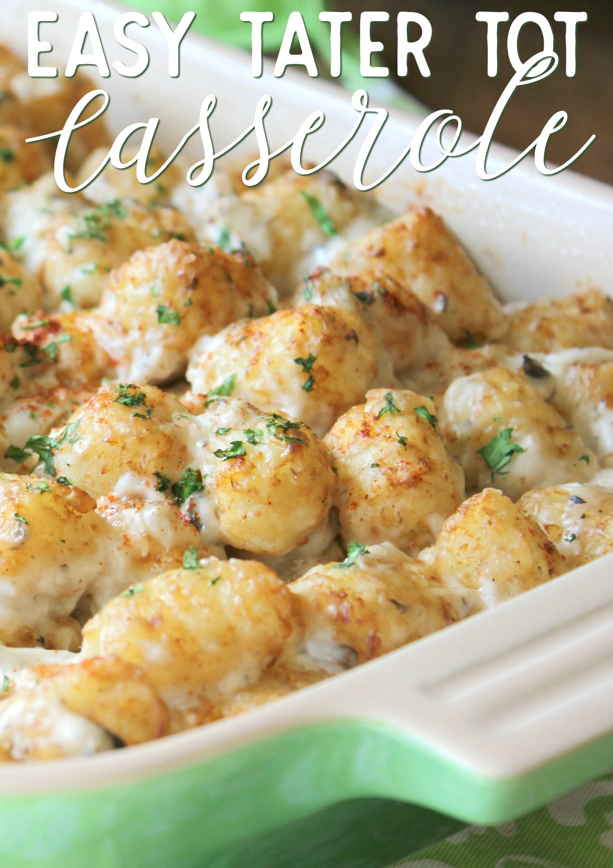 easy tater tot casserole recipe