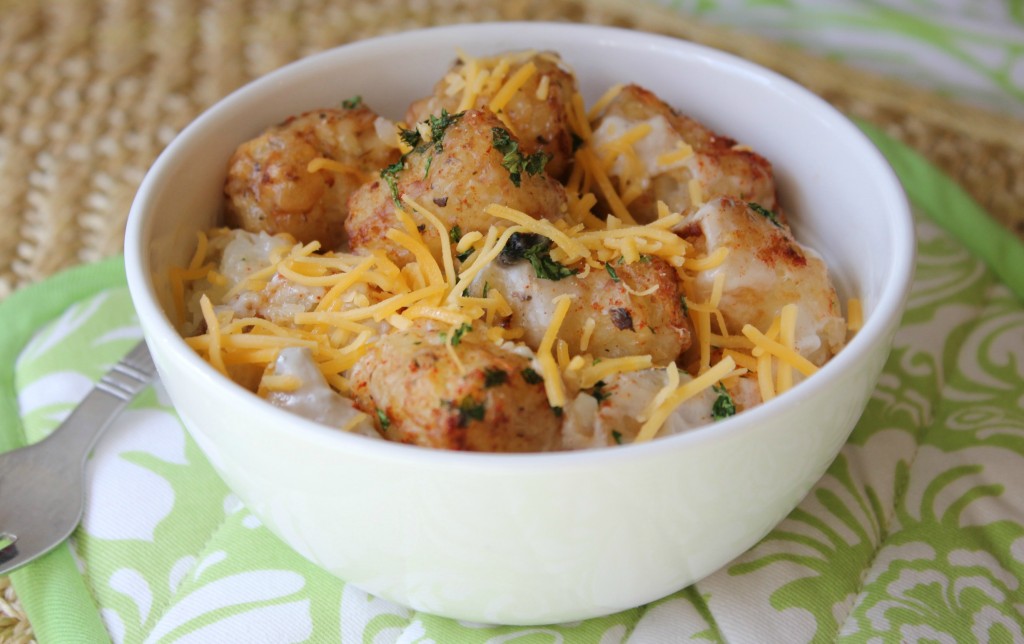 how to make tater tot casserole