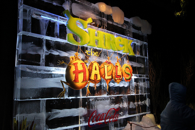 shrek the halls gaylord palms ice