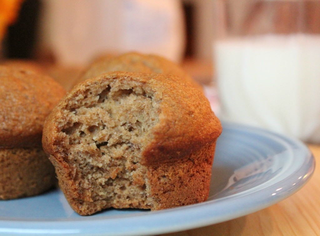 whole wheat banana bread muffin recipe