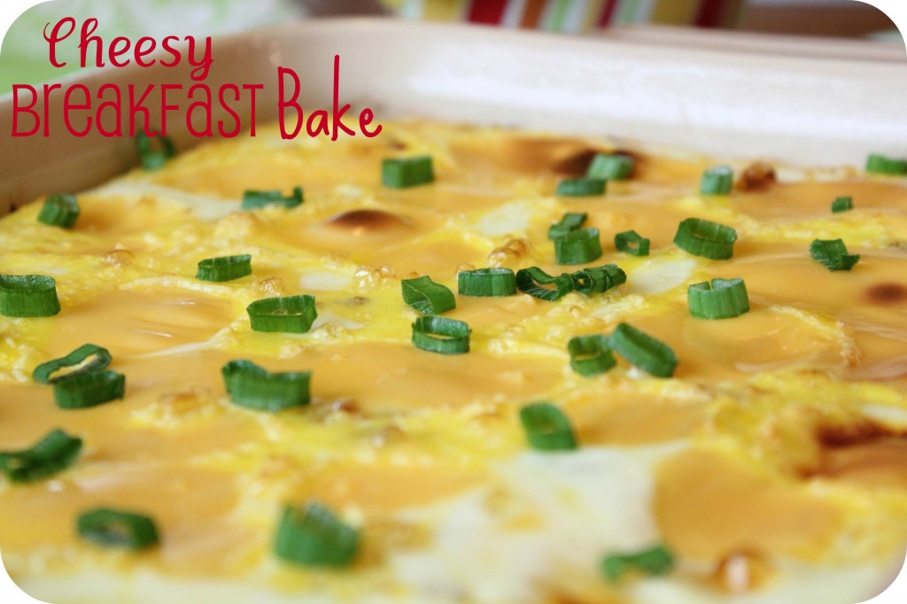 cheesy breakfast bake