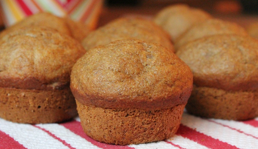 whole wheat banana bread muffin recipe