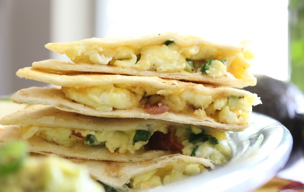 easy breakfast quesadilla recipe