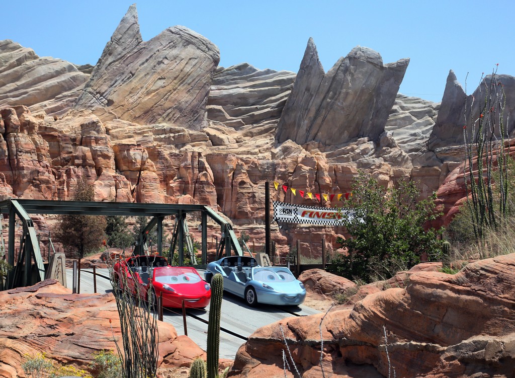 Cars Land Cadillac Range mountains