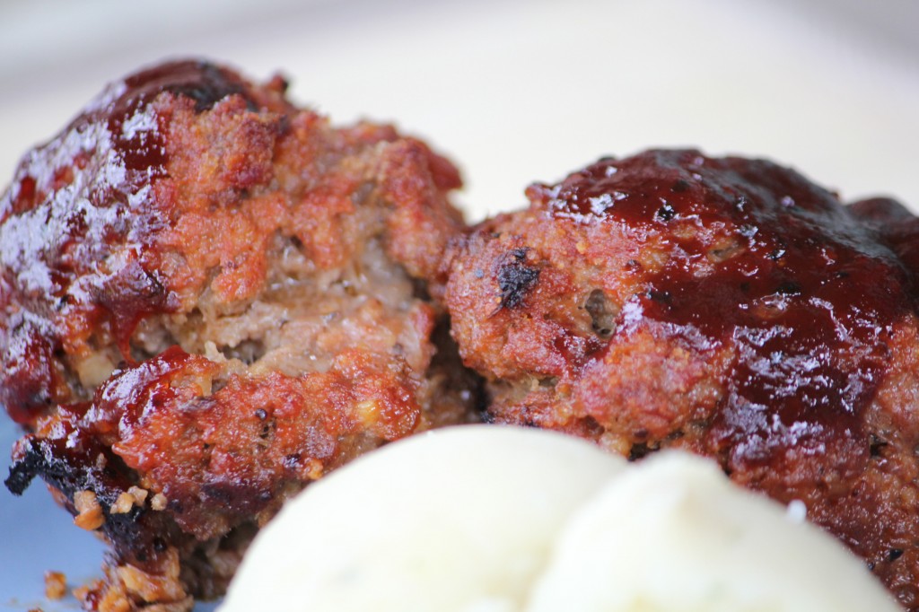 mini barbeque meatloaf
