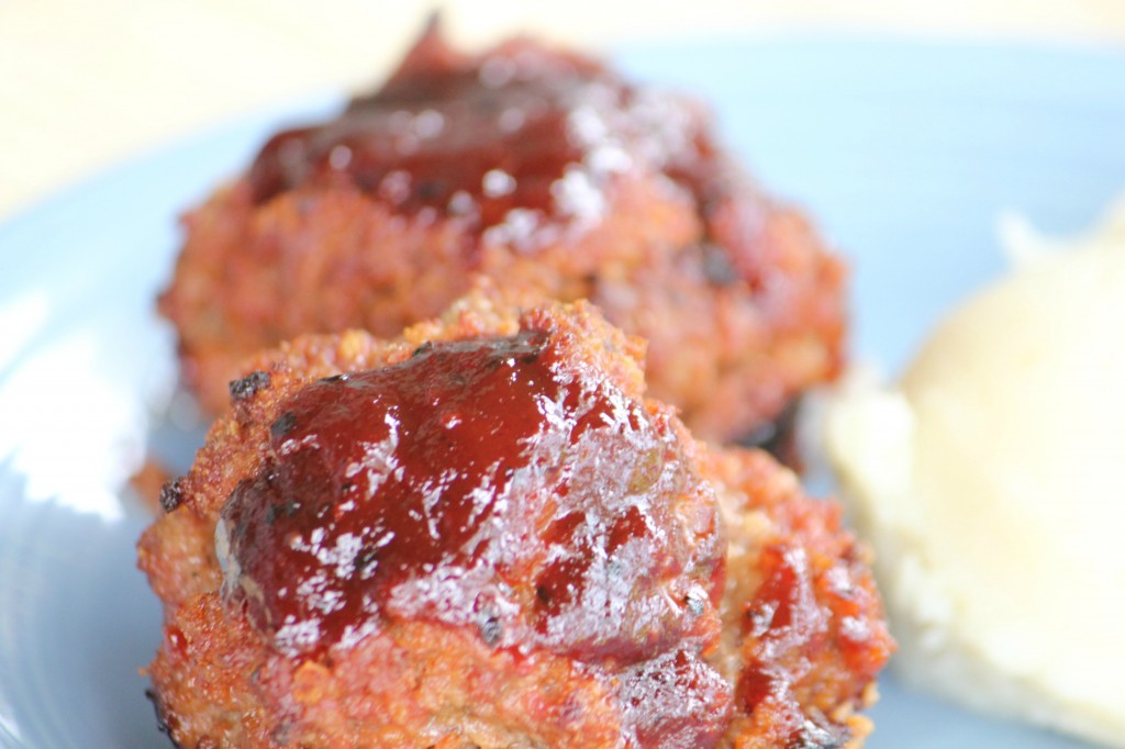 mini barbeque meatloaf