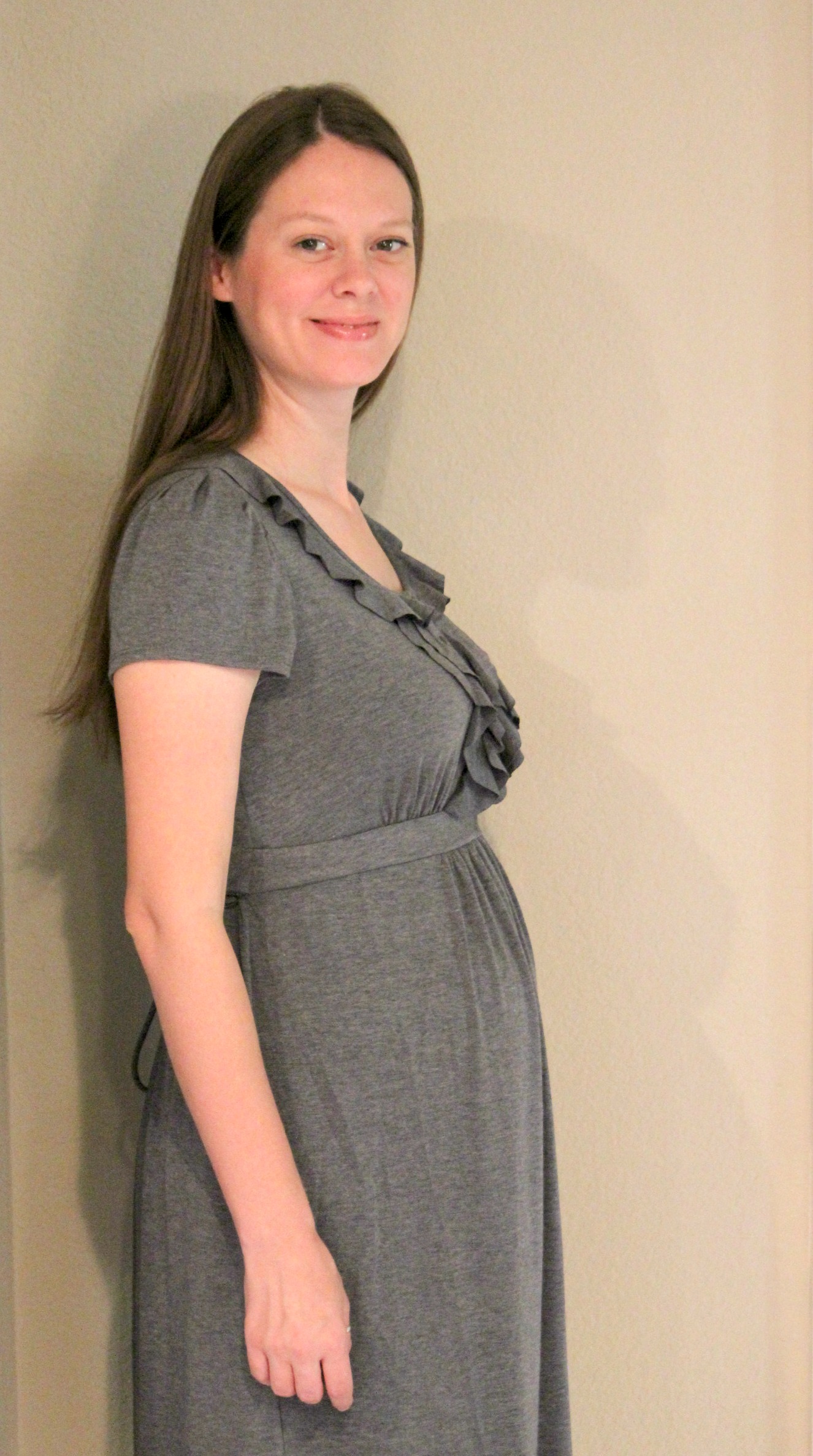 pregnant belly at 17 weeks gestation