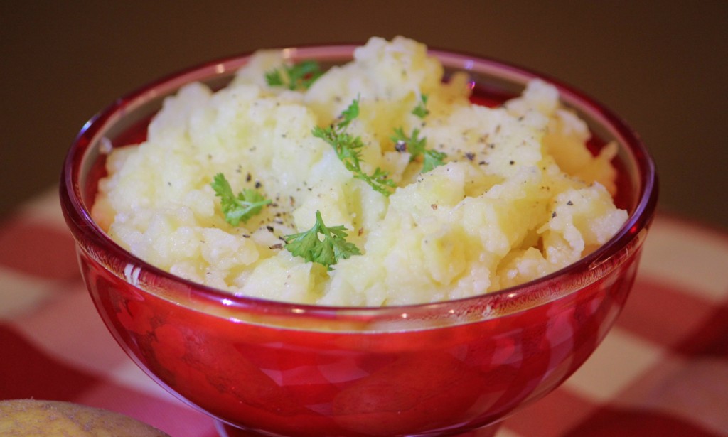 Garlic Mashed Potatoes and Cauliflower recipe