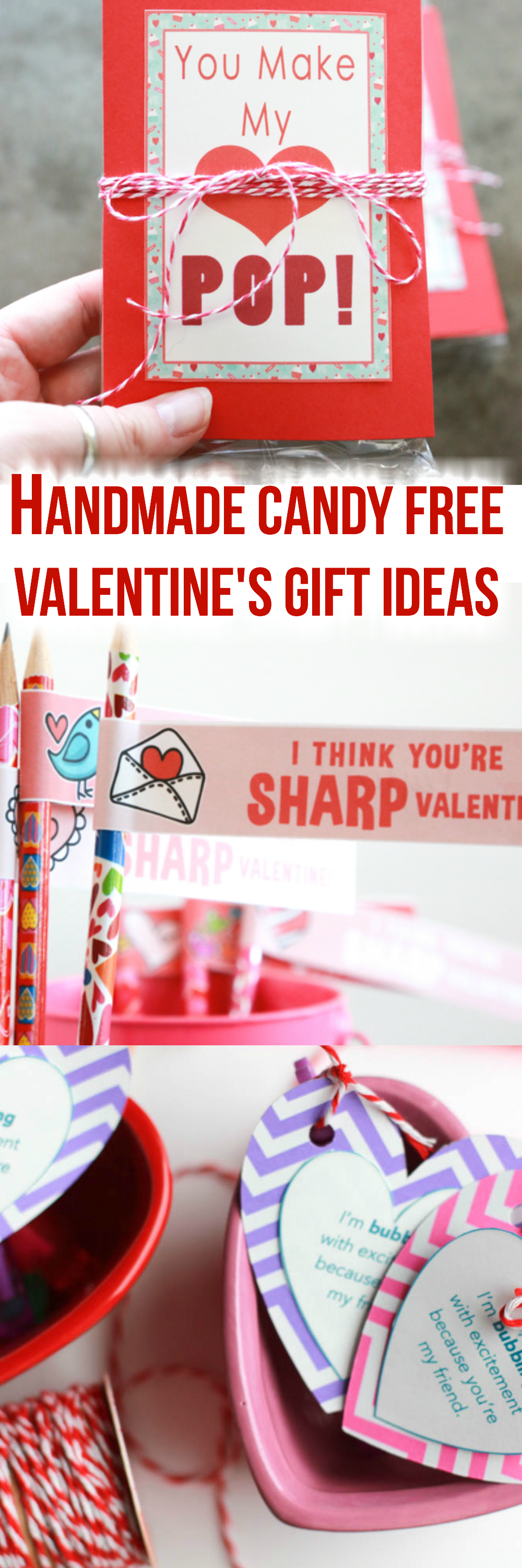 10 Handmade Candy Free Valentines Day Gift Ideas