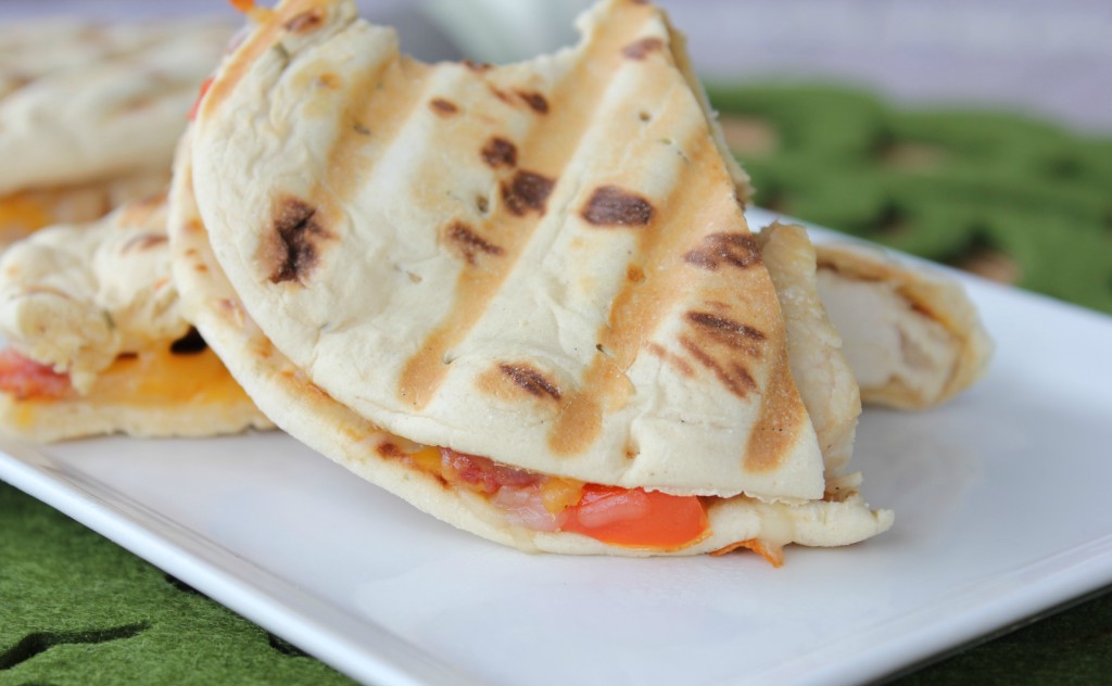 chicken and bacon quesadilla