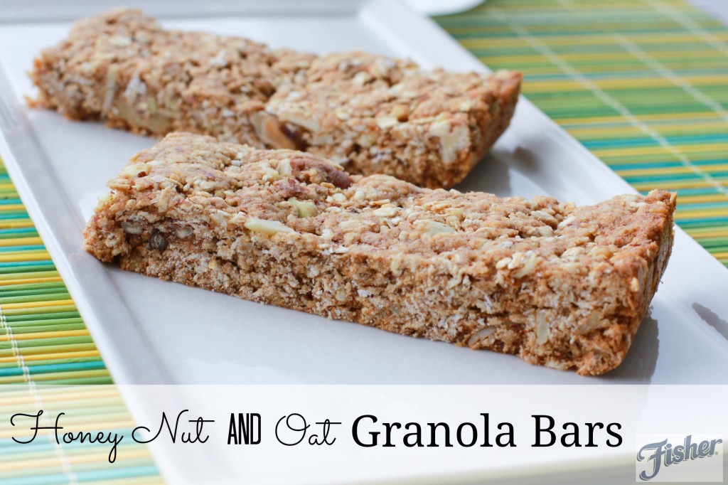 honey nut and oat granola bar recipe