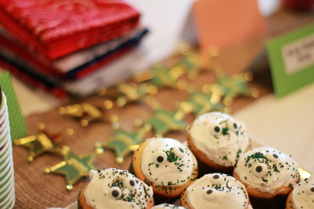 martian cupcakes for toy story party