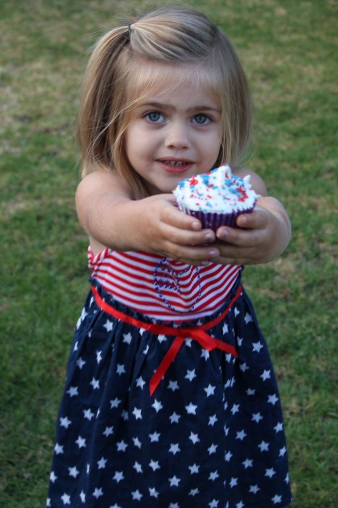 4th of july cupcakes