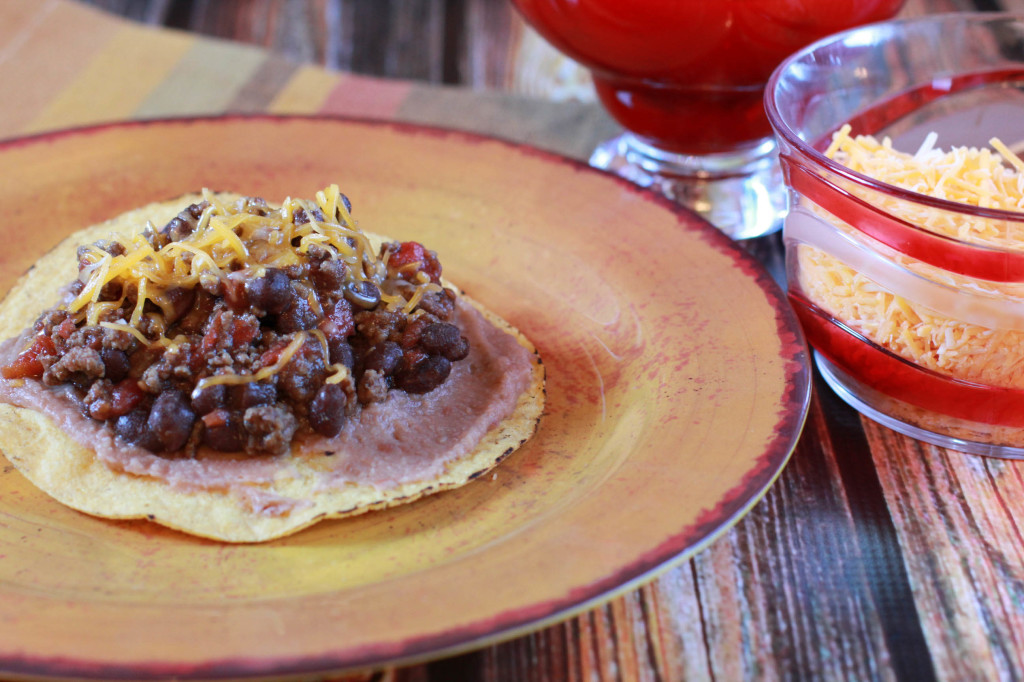 beef and black bean tostada recipe