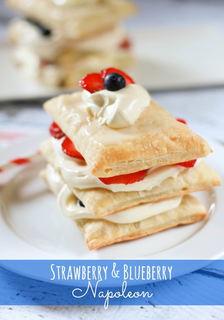 strawberry and blueberry napoleon recipe