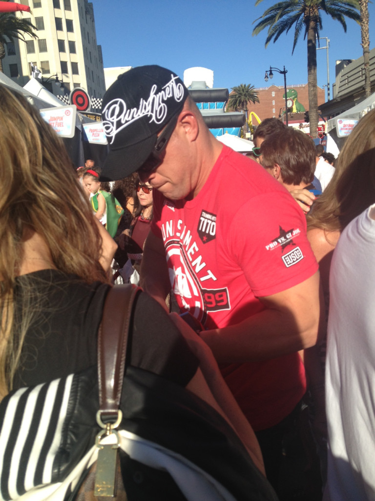 tito ortiz at disney planes premiere