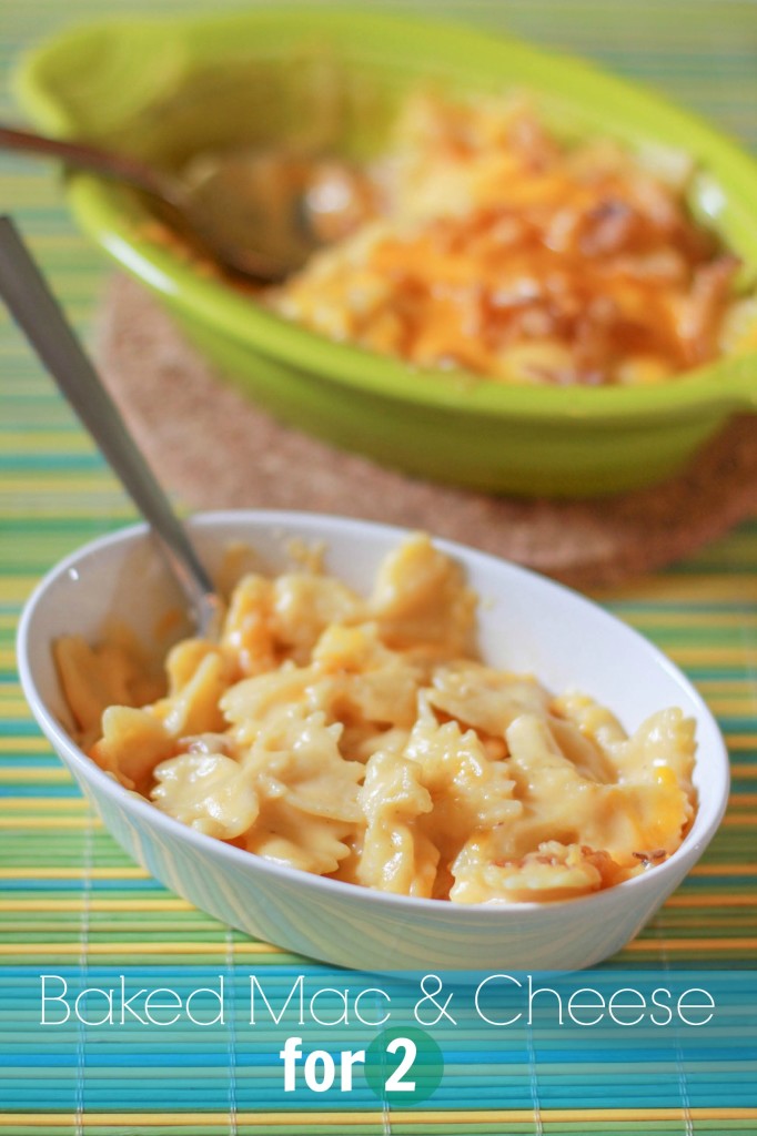 baked mac and cheese for two