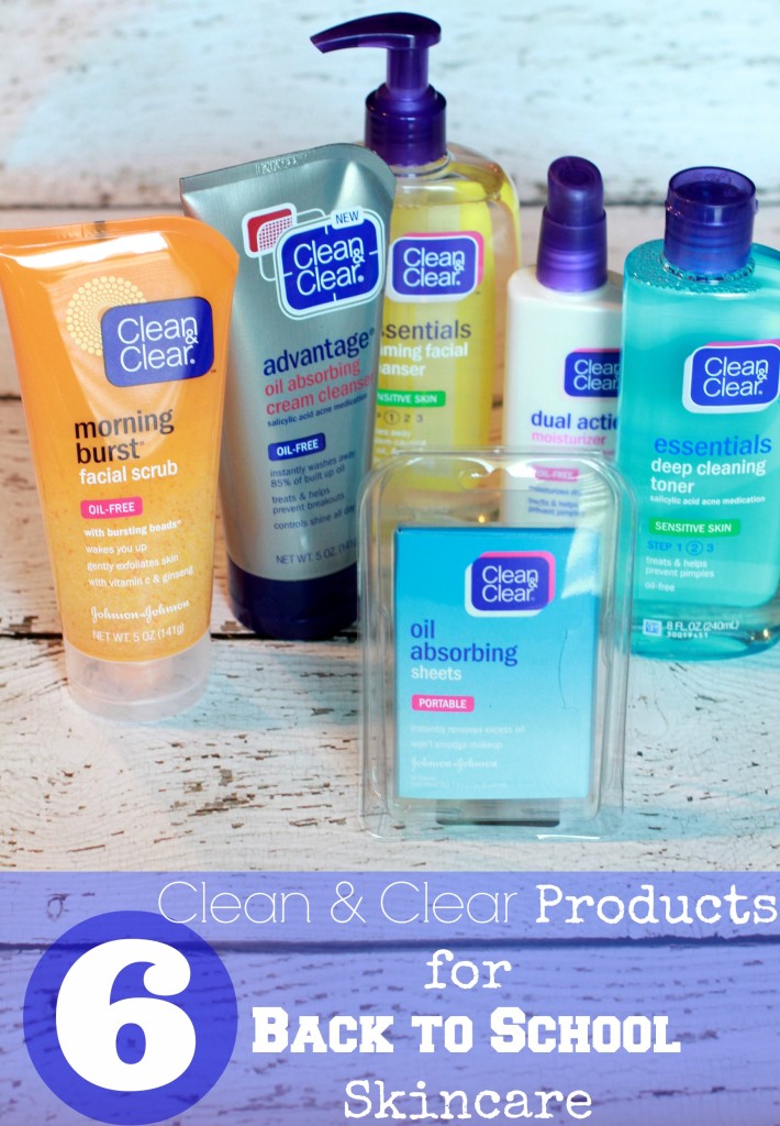 clean & clear back to school products