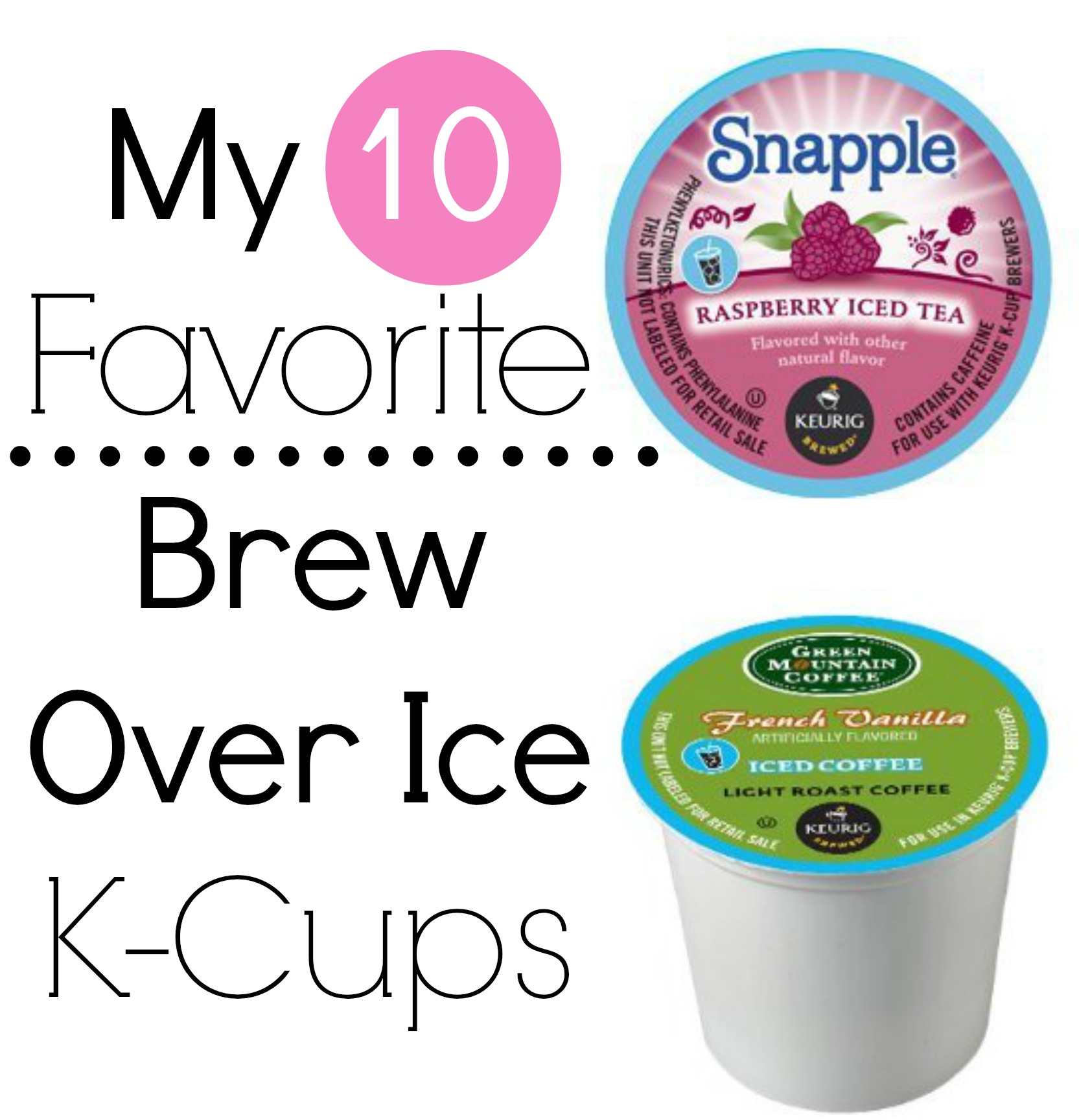 Brew Over Ice K-Cup: How To Make Iced Tea and Coffee with Keurig