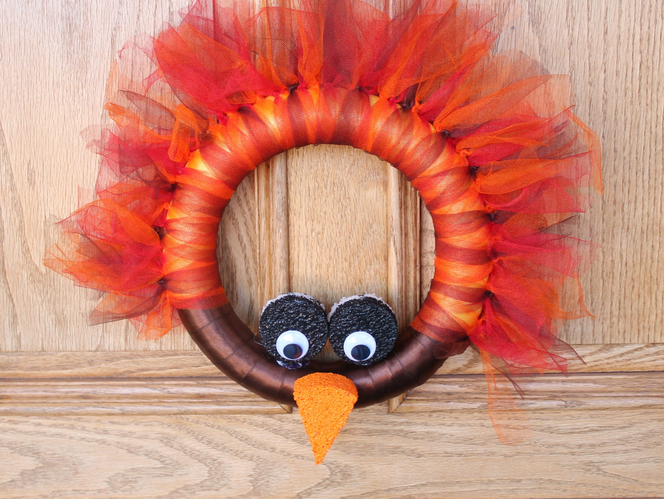 DIY Turkey Wreath Craft