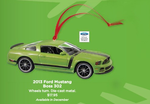 hallmark ford mustang ornament