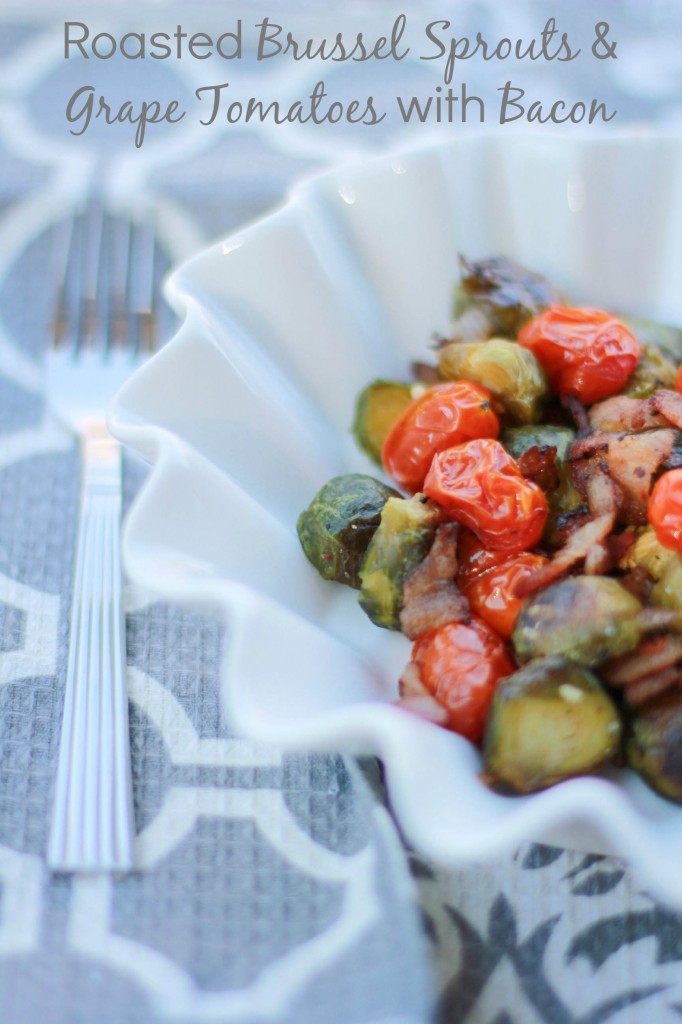 roasted brussel sprouts and grape tomatoes recipe
