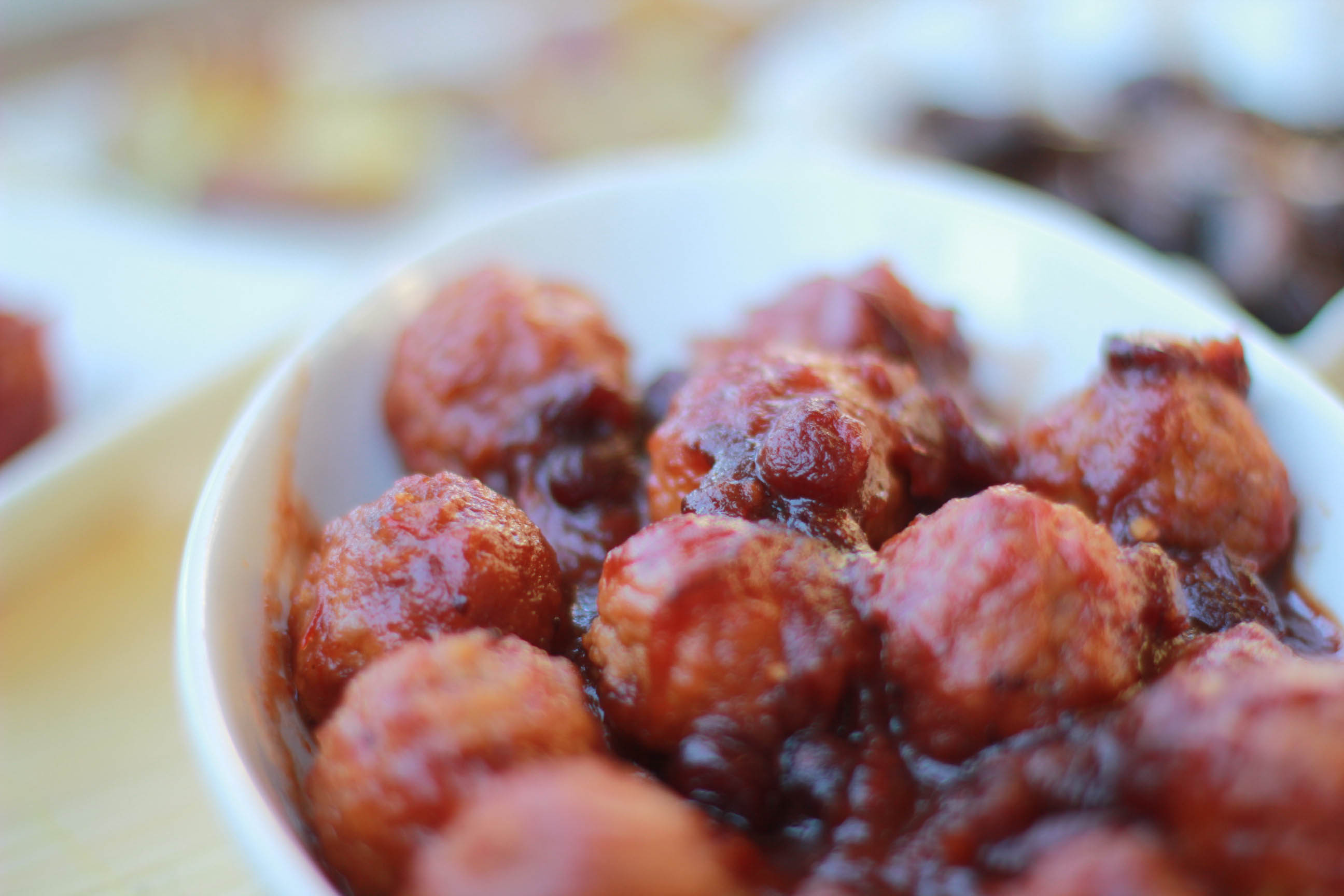 super bowl menu featuring easy ultimate party meatballs