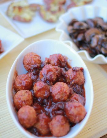 super bowl menu featuring easy ultimate party meatballs