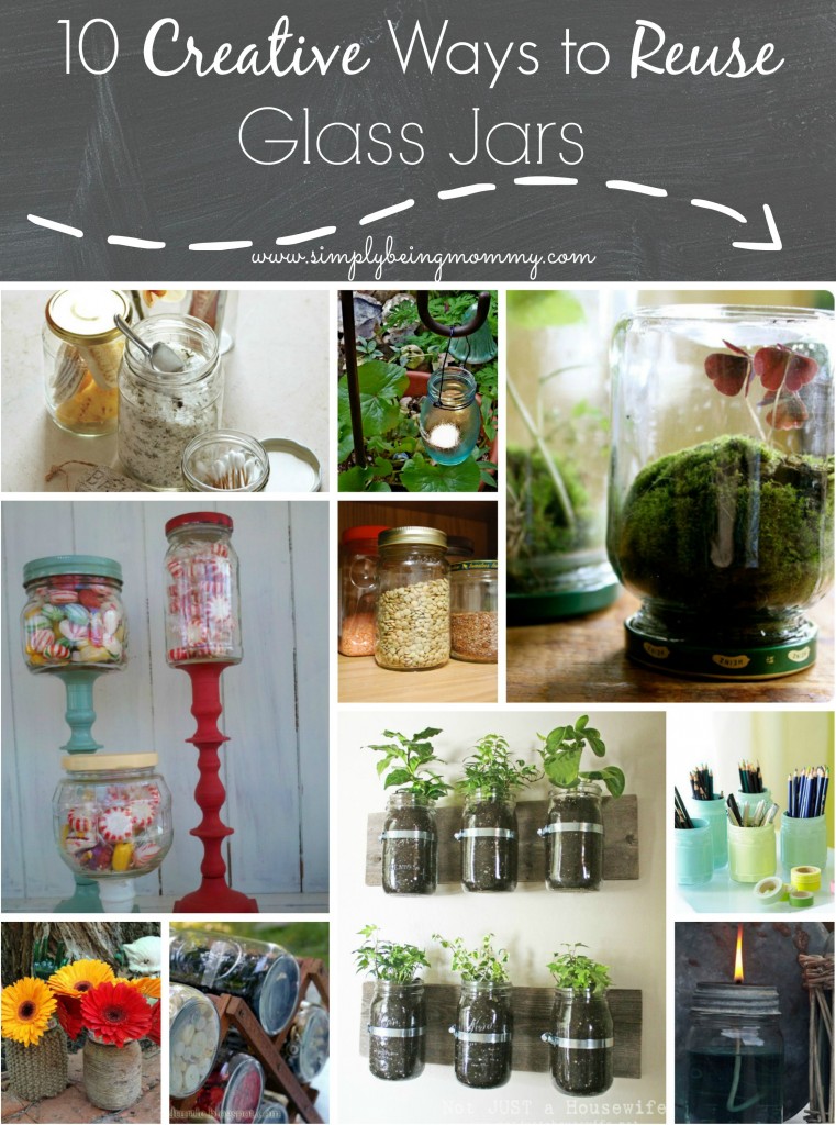 10 Creative Ways to Reuse Glass Jars