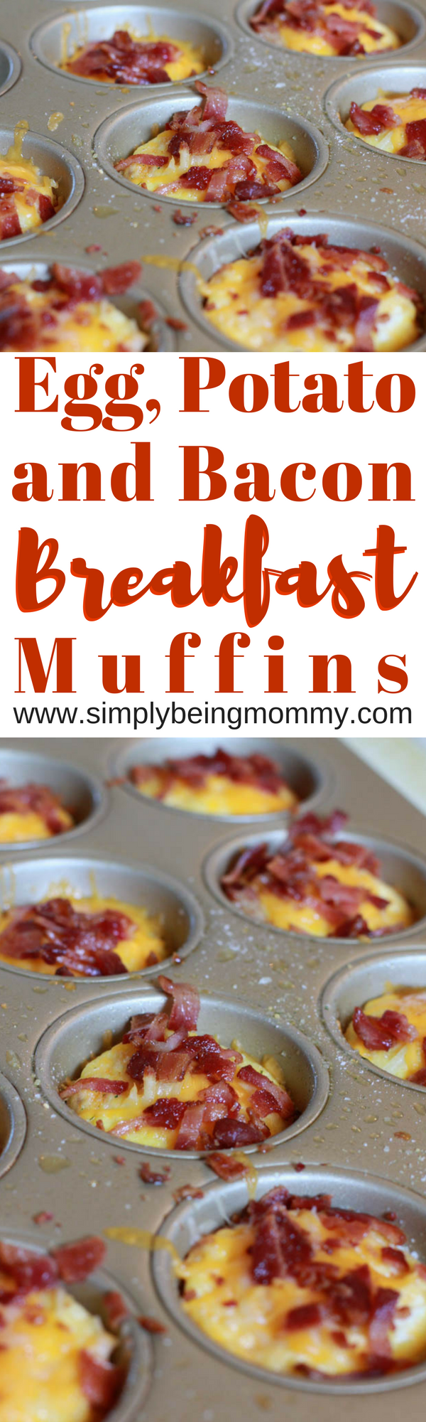 Egg, Potato, and Bacon Breakfast Muffins - perfect breakfast solution