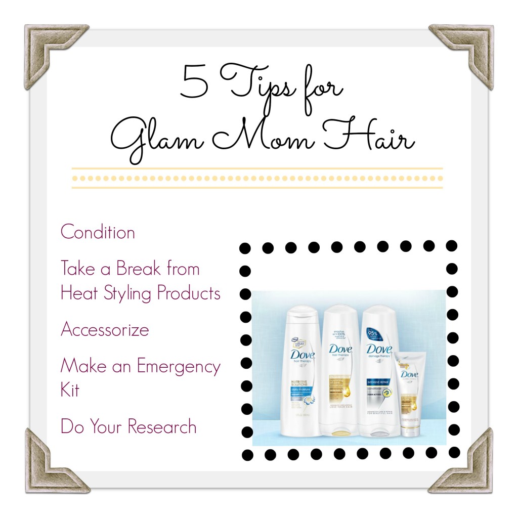 How to Get Glam Mom Hair