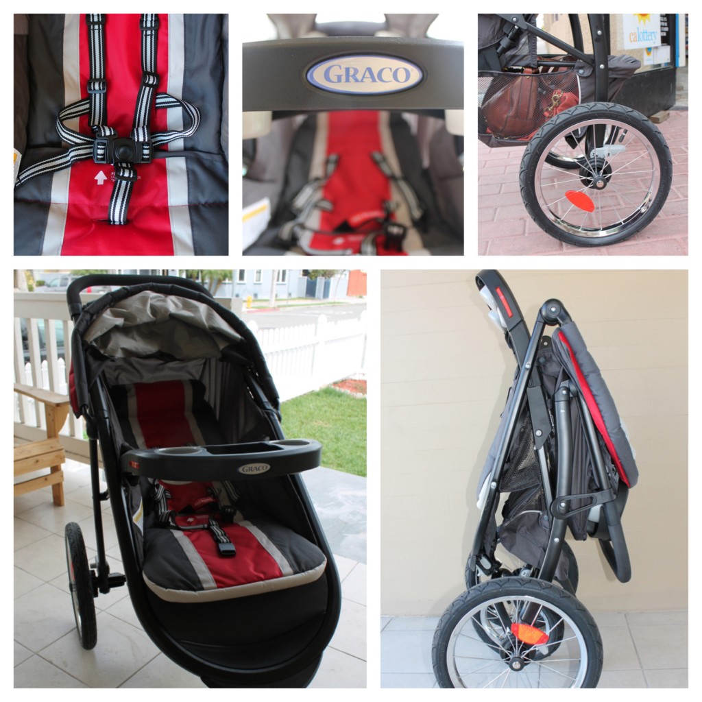 folding a graco stroller