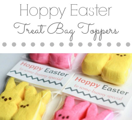 Need a quick & easy solution for an Easter treat? Try these adorable Hoppy Easter Treat Bag Toppers! With minimal supplies you can make an adorable treat.