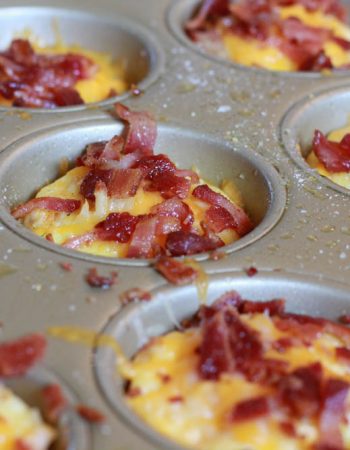 egg potato bacon breakfast muffins