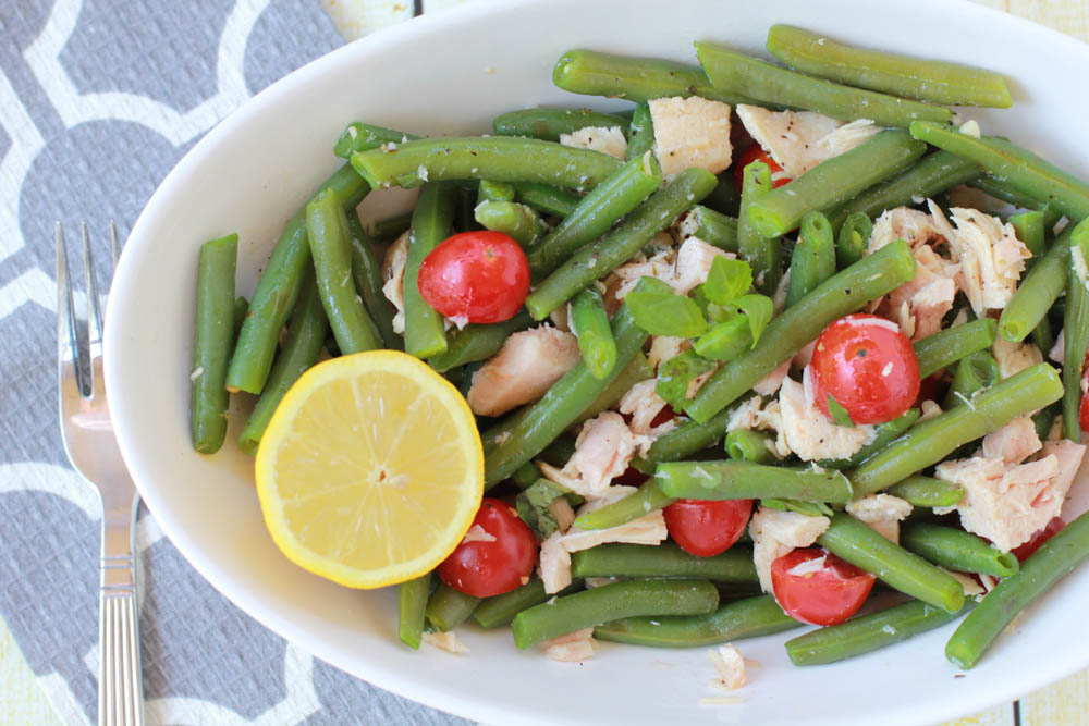 green bean and tuna salad