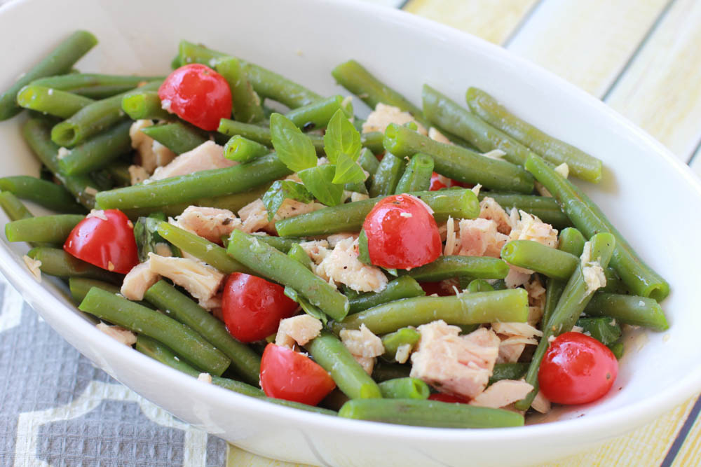 green bean and tuna salad