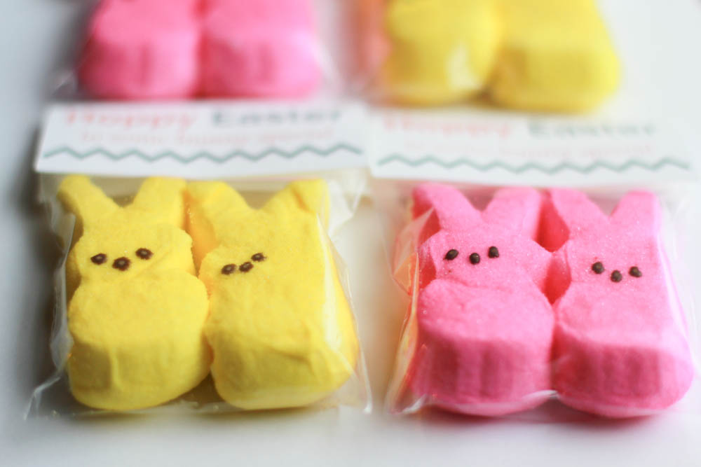 Need a quick & easy solution for an Easter treat? Try these adorable Hoppy Easter Treat Bag Toppers! With minimal supplies you can make an adorable treat.