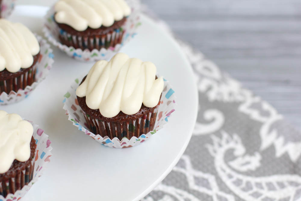 You've never had a cupcake like this Chocolate Cupcake with Coffee Cream Frosting. Seriously the best cupcake that will ever touch your lips.