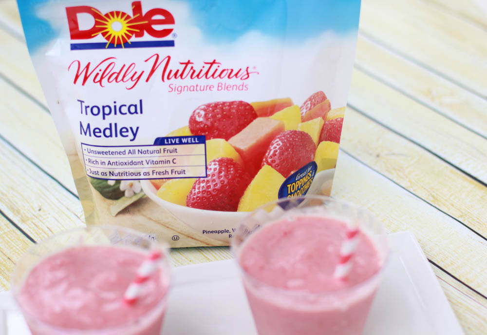 Cool down and enjoy one of these tropical fruit smoothies.