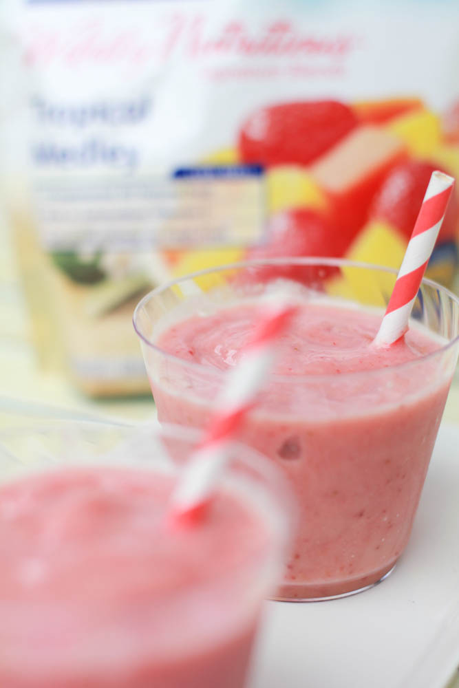 Cool down and enjoy one of these tropical fruit smoothies.