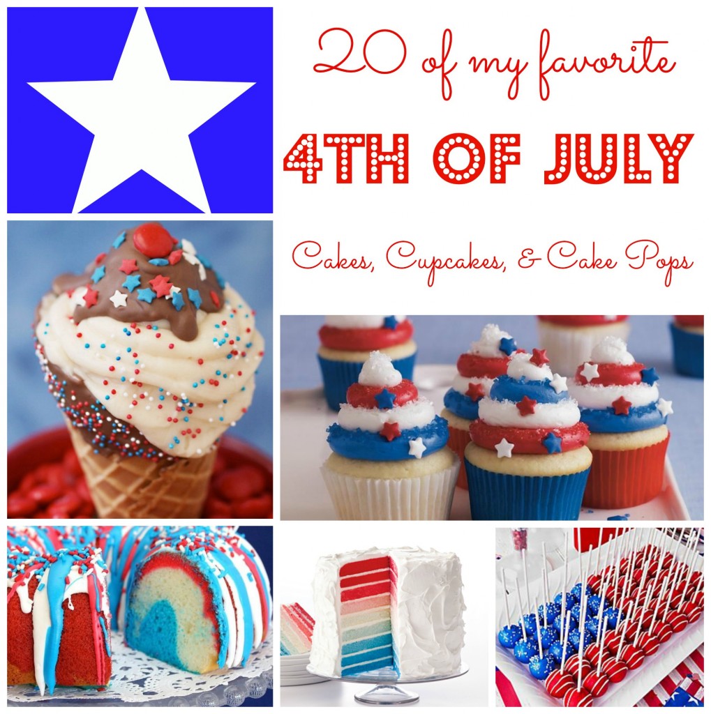 When your birthday falls on a holiday, the whole world celebrates with you. Here are some of my favorite 4th of July cake ideas!