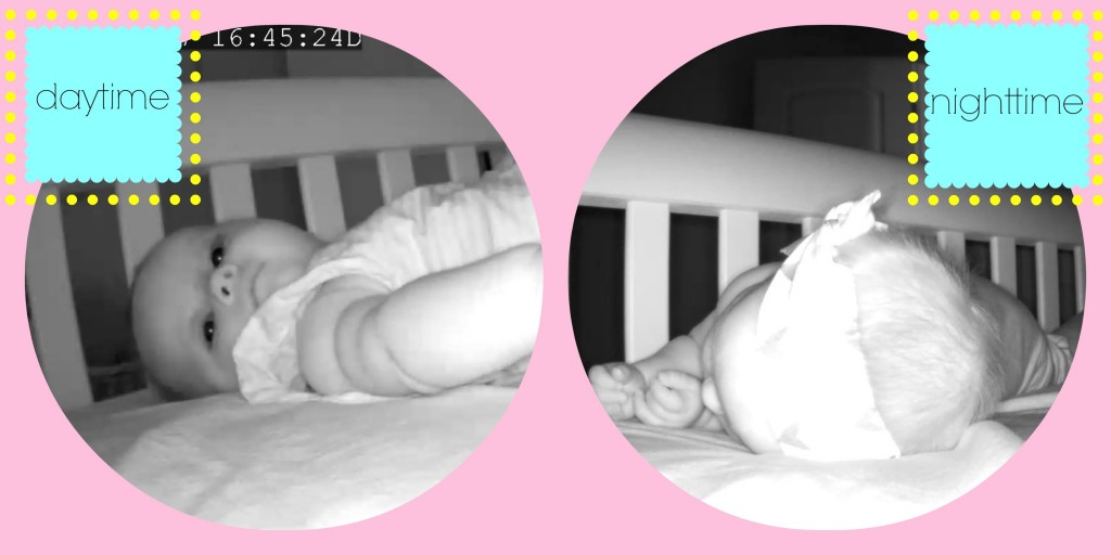 DLink video baby monitor can be used night and day