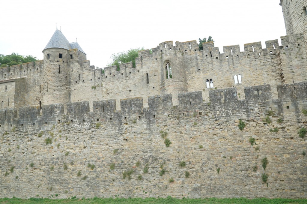 outside wall to carcassonne