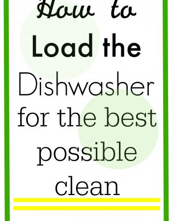 how to load the dishwasher